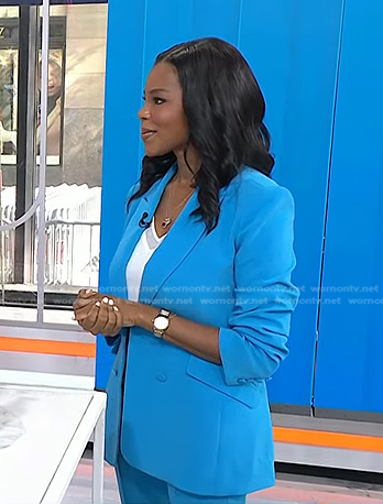 Dr. Michelle F. Henry's blue suit on Today