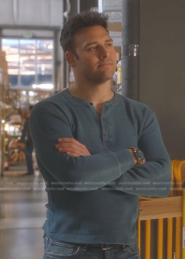 Eddie's blue henley shirt on 9-1-1