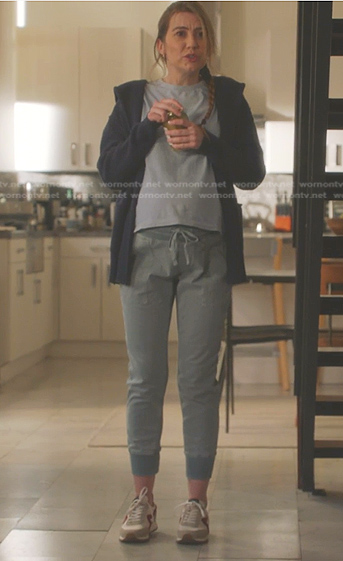 Kameron's white and red sneakers on 9-1-1