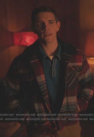 Kevin's plaid jacket on Riverdale