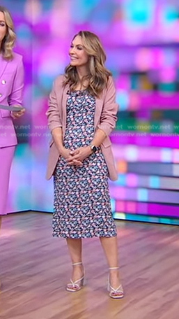 Lori's floral print dress on Good Morning America