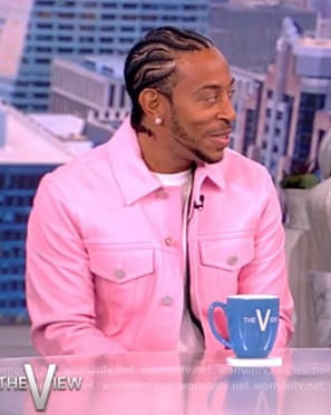 Ludacris's pink leather jacket on The View