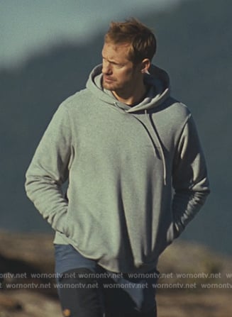 Lukas's gray hoodie on Succession