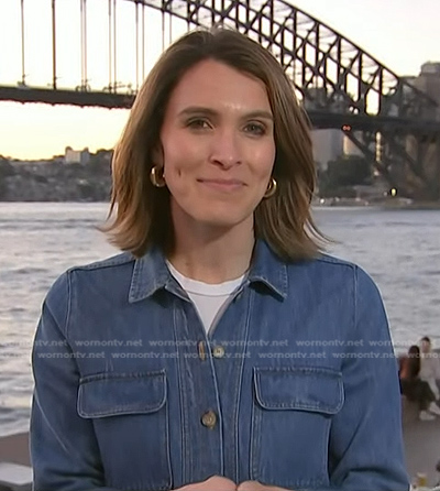 Molly Hunter's denim jacket on Today