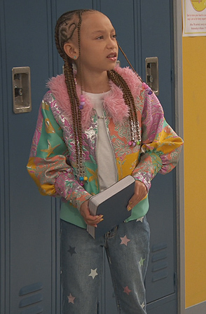 Alice's star print denim jeans on Ravens Home