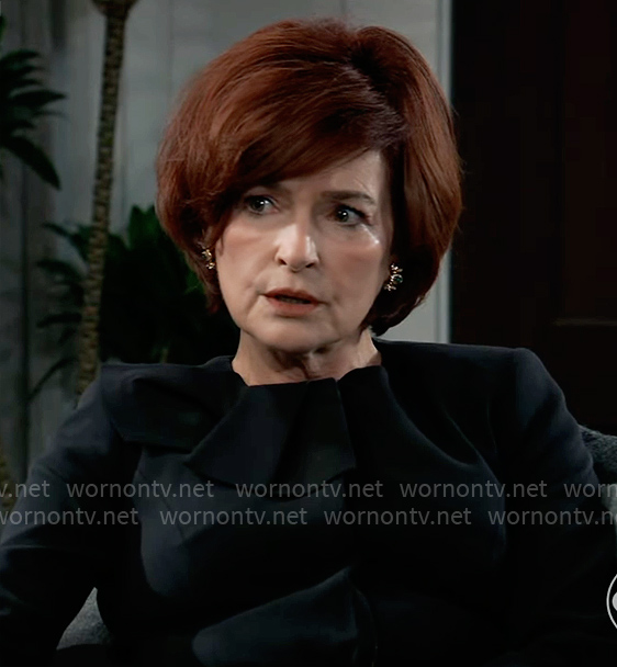 Diane's black jacket on General Hospital