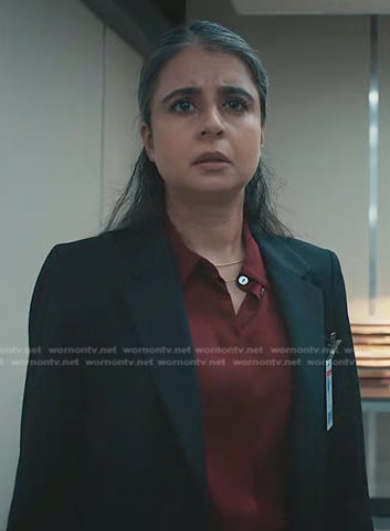 Dr. Aria Gupta's red shirt on Manifest