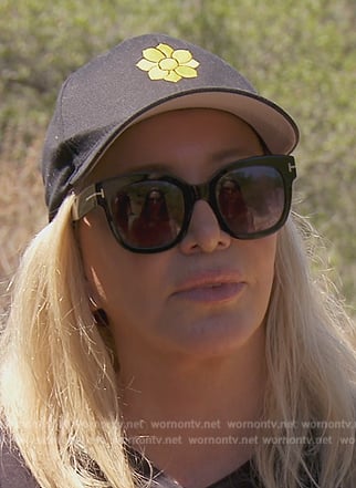 Shannon's black sunglasses on The Real Housewives of Orange County