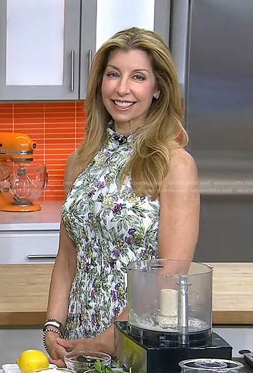 Shereen Pavlides's floral dress on Today