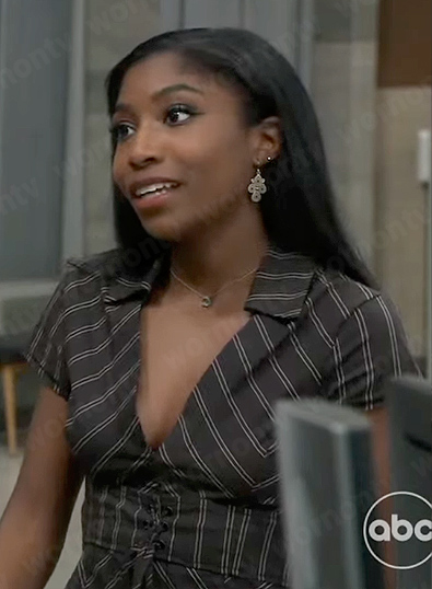 Trina's striped top on General Hospital