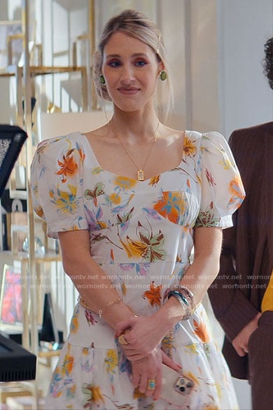Alyssasays's white floral dress on Glamorous