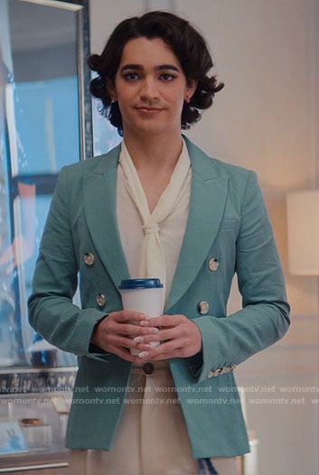 Marco's green blazer on Glamorous