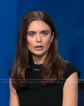 Pippa Stevens's black dress on NBC News