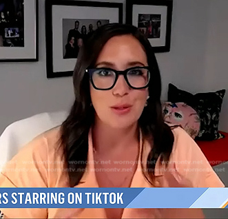 Savannah's orange short sleeve dress on Today