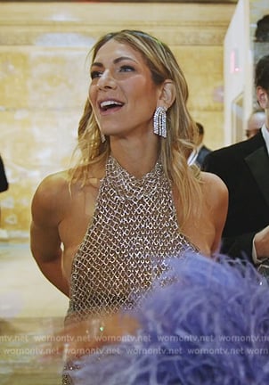Erin's embellished dress on The Real Housewives of New York City