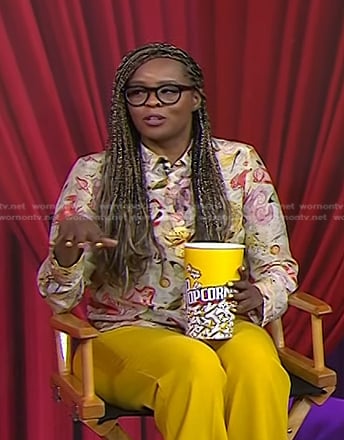 Jacqueline's printed blouse on Today