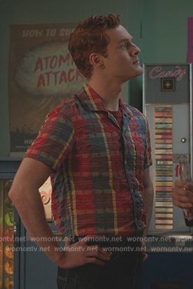 Archie's plaid shirt on Riverdale