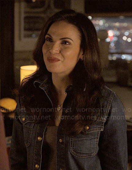 Lisa's denim jacket on The Lincoln Lawyer