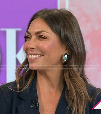 Melissa Garcia's silver earrings on Today