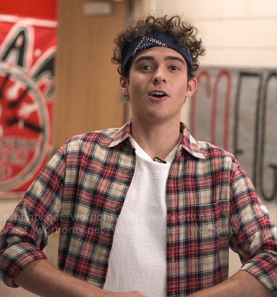 Ricky's plaid flannel shirt on High School Musical The Musical The Series