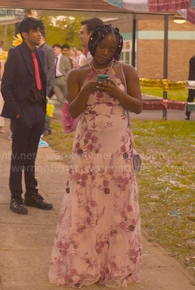 Tara's prom dress on Heartstopper