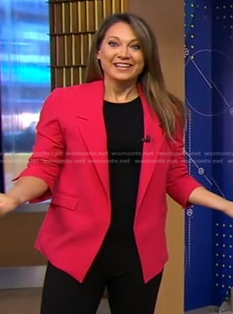 Ginger's pink blazer on Good Morning America
