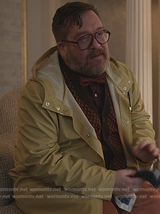 Howard's raincoat on Only Murders in the Building