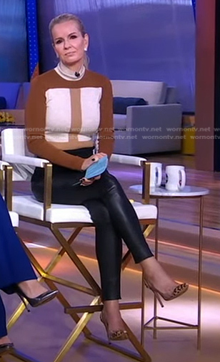 Jennifer's colorblock sweater on Good Morning America