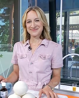 Lauren Lannotti's pink denim jumpsuit on Today