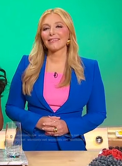 Dr. Kellyann's blue blazer on Sherri