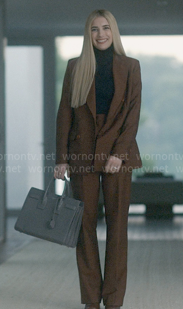Anna's brown suit on American Horror Story