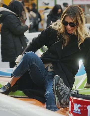 Erin's black loafers on The Real Housewives of New York City