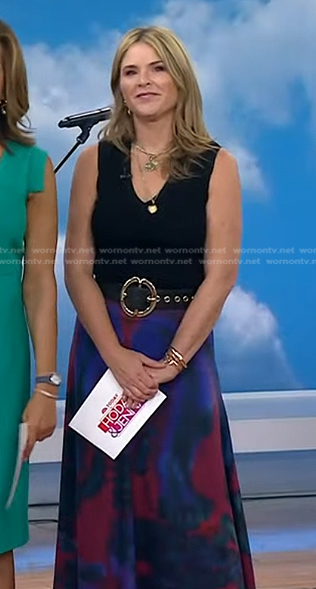 Jenna’s tie dye midi skirt on Today