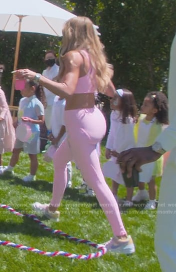 Khloe's pastel Nike sneakers on The Kardashians