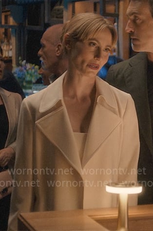 Sarah's white coat on American Horror Stories
