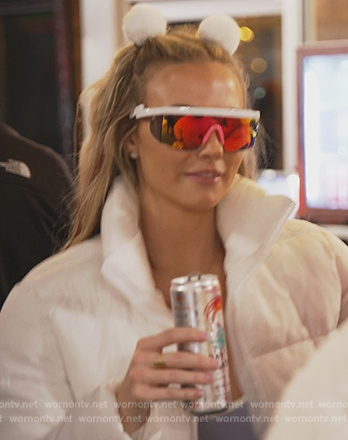 Taylor's white sunglasses on Southern Charm
