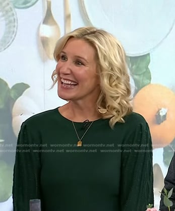 Jenny Marrs's green sweater on Today