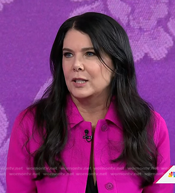 Lauren Graham's pink jacket on Today