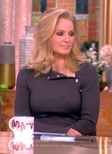 Sara's gray sweater dress on The View