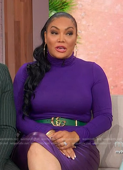 Egypt Sherrod's green GG belt on Sherri