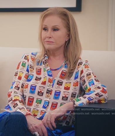 Kathy's can print blouse on Paris in Love