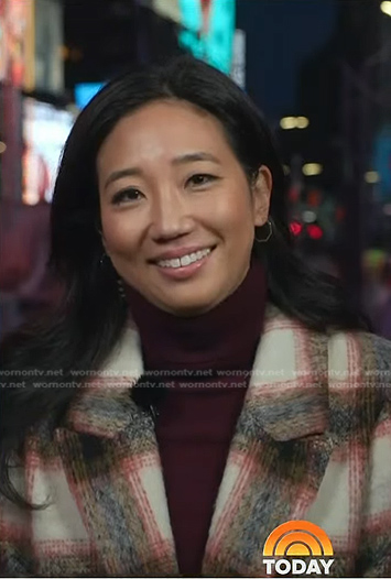 Kathy Park's plaid coat on Today