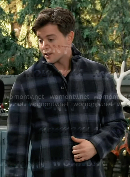 Michael's plaid jacket on General Hospital