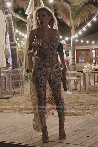 Ramona's floral print maxi dress on The Real Housewives Ultimate Girls Trip
