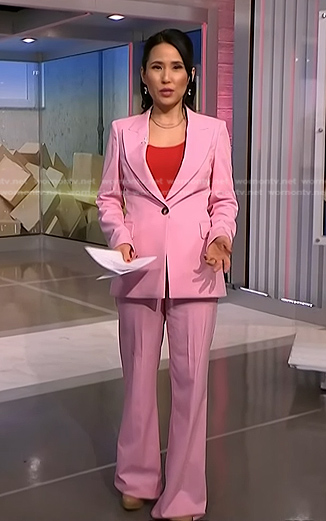 Vicky's pink suit on NBC News Daily