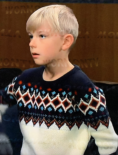Wiley's fair isle sweater on General Hospital