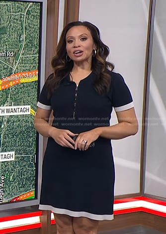 Adelle's half-zip maternity dress on Today