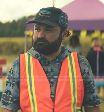 Biscuits's denim cap on Echo