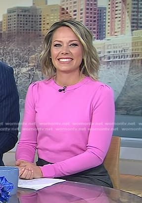 Dylan's pink sweater on Today