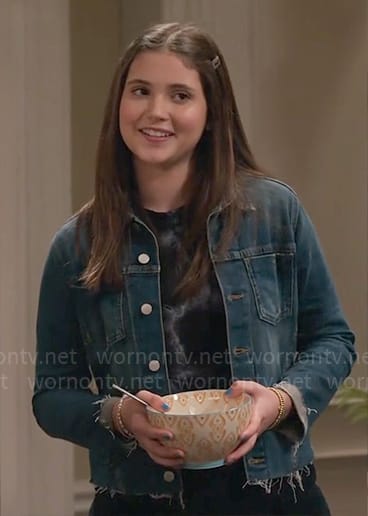 Grace's denim jacket on Extended Family